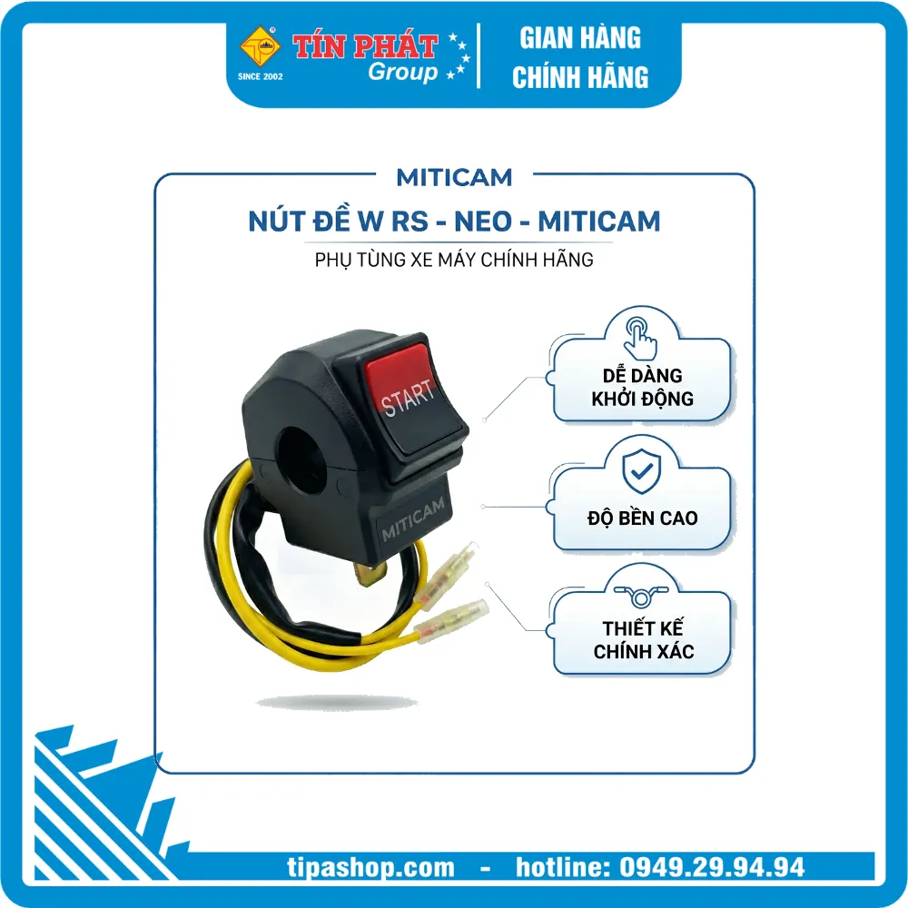 Nút đề W RS - Neo - MITICAM