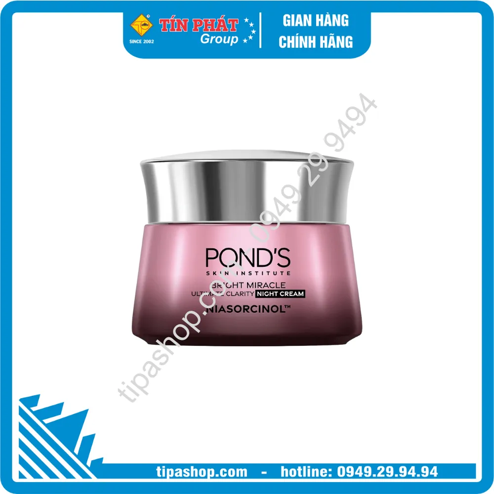POND'S Kem Dưỡng Sáng Da Ban Đêm 45g 