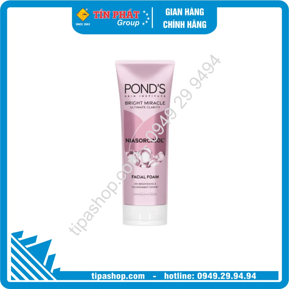 PONDS Sữa Rửa Mặt Sáng Mịn Rạng Rỡ 100g