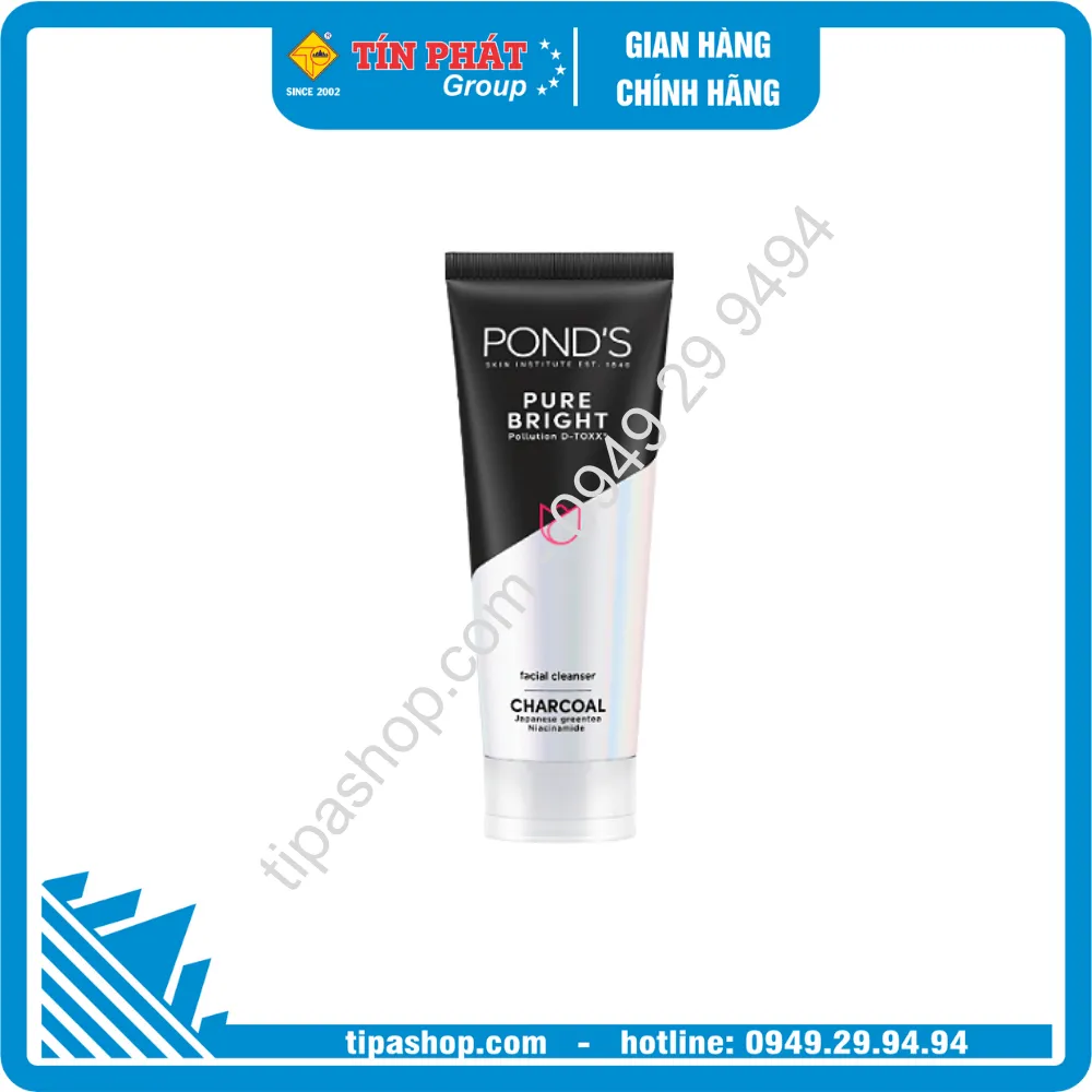 PONDS Sữa Rửa Mặt Trắng Da Tinh Khiết 100g
