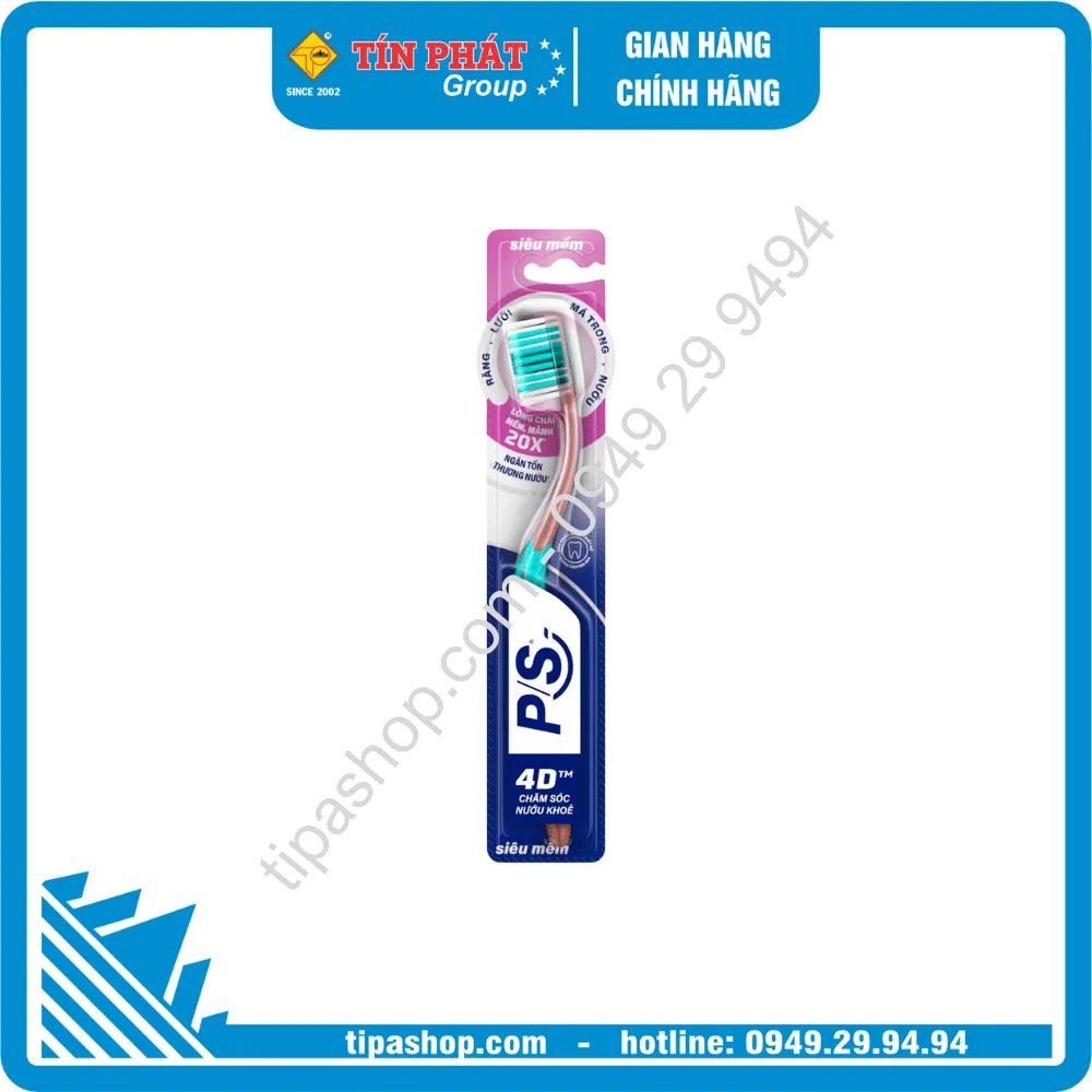 P/S Bàn chải đánh răng 4D Chăm sóc nướu khỏe