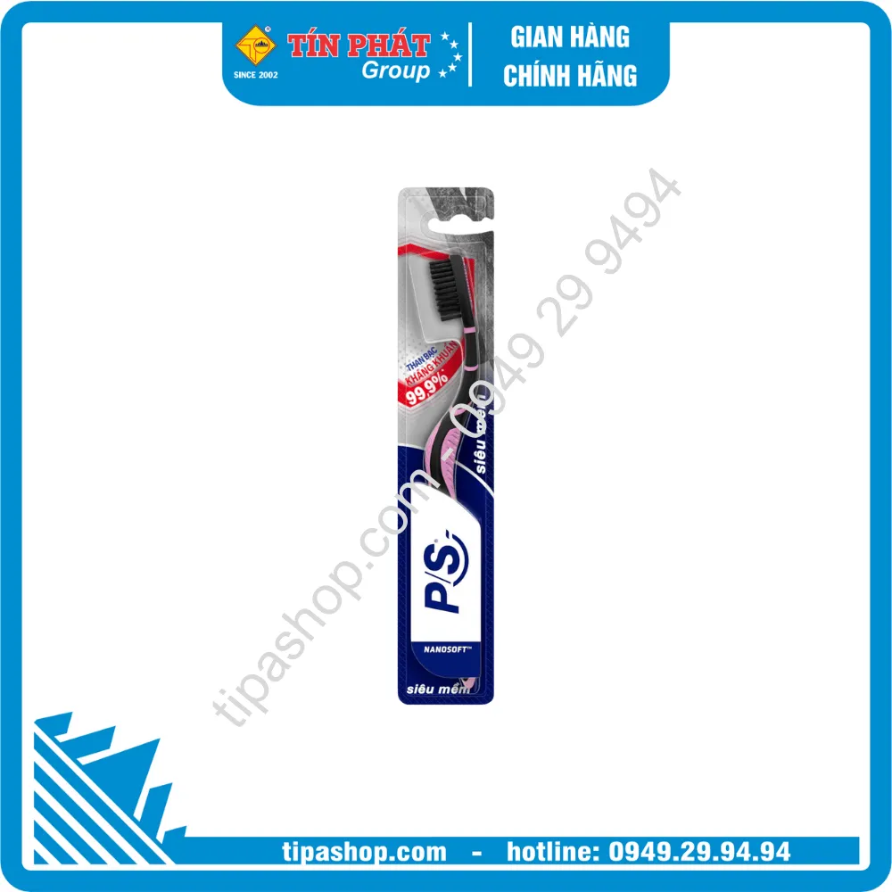 P/S Bàn Chải Đánh Răng Than Bạc 12cây
