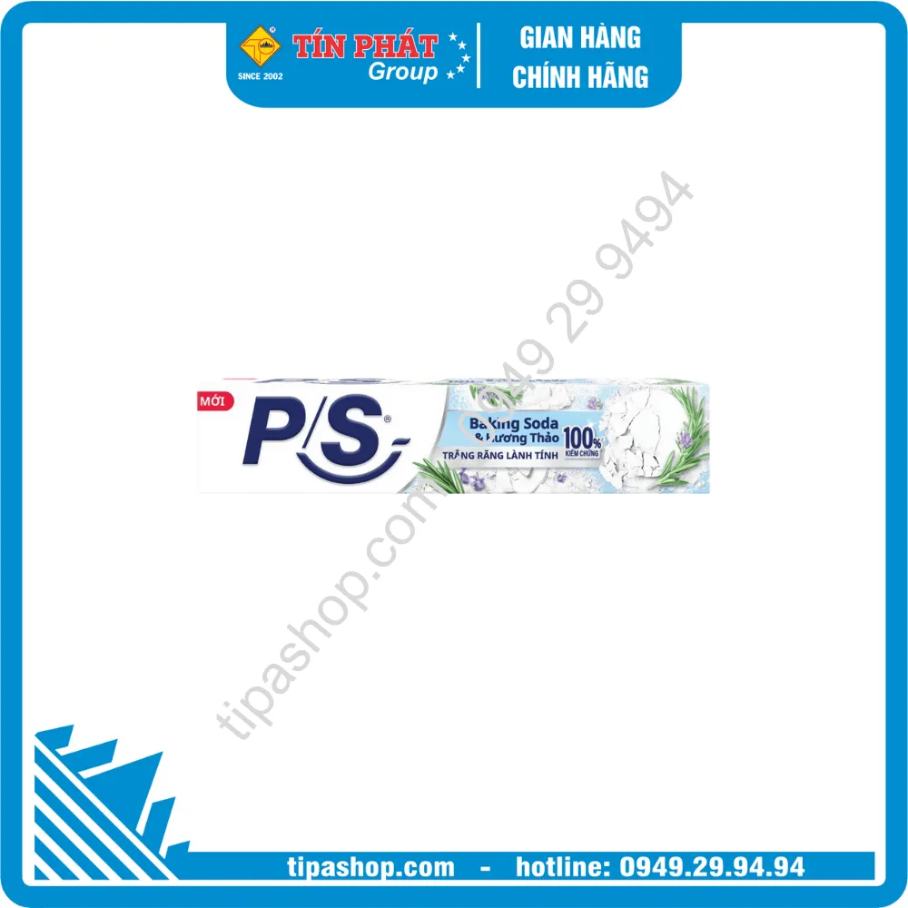 P/S Kem Đánh Răng Baking Soda & Hương Thảo 180g