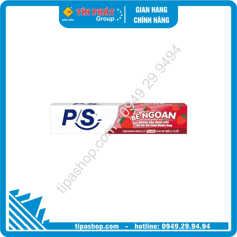 P/S Kem Đánh Răng Bé Ngoan Hương Dâu 35g