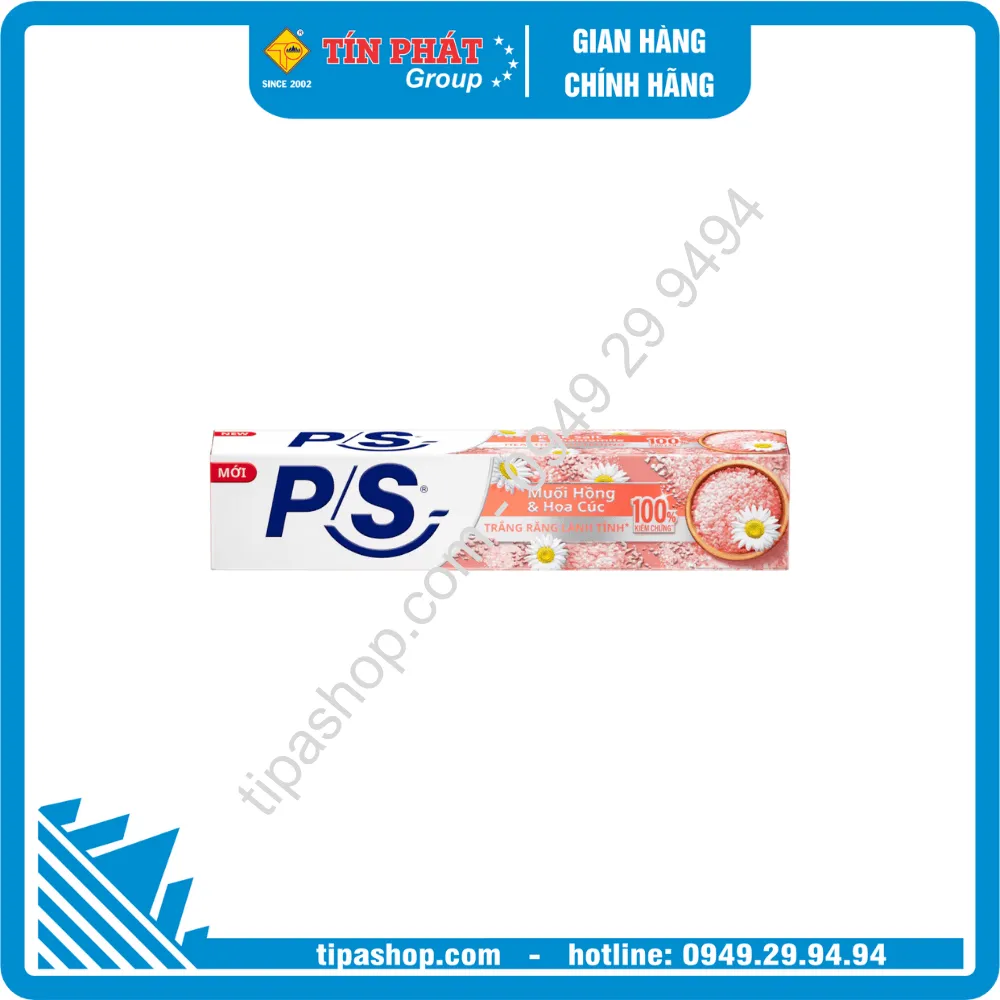 Kem Đánh Răng P/S Muối Hồng & Hoa Cúc 180g