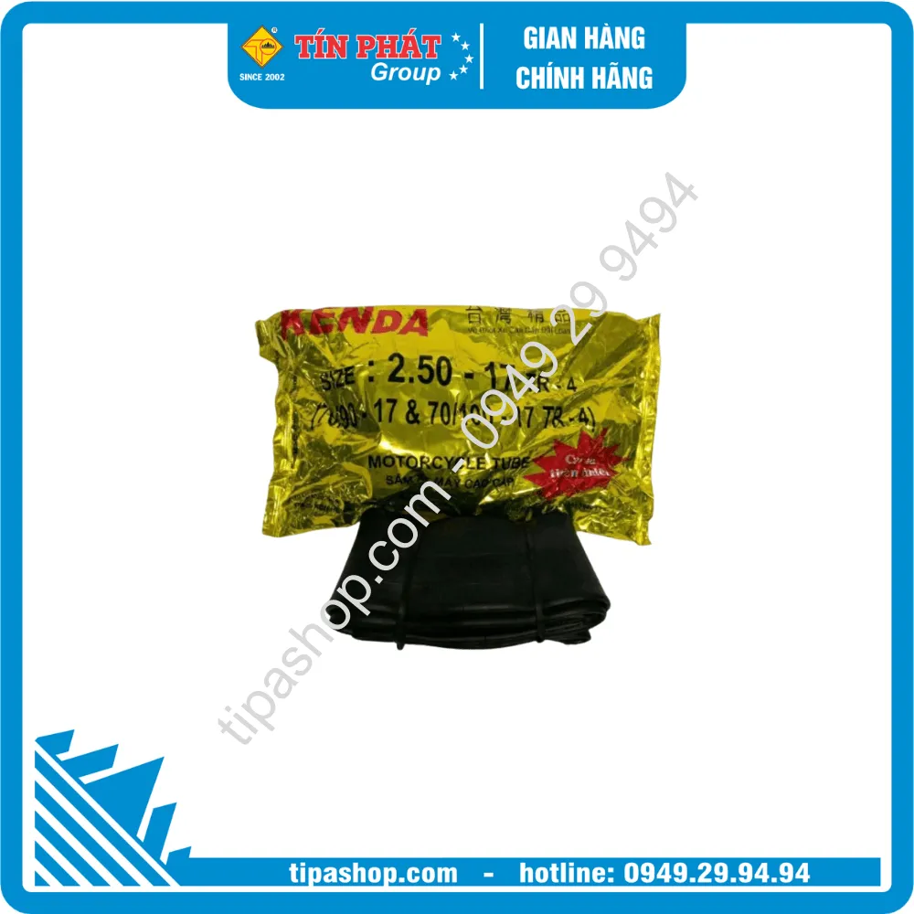 Ruột KENDA 2.50-17 TR-4 ( Cao su thiên nhiên)