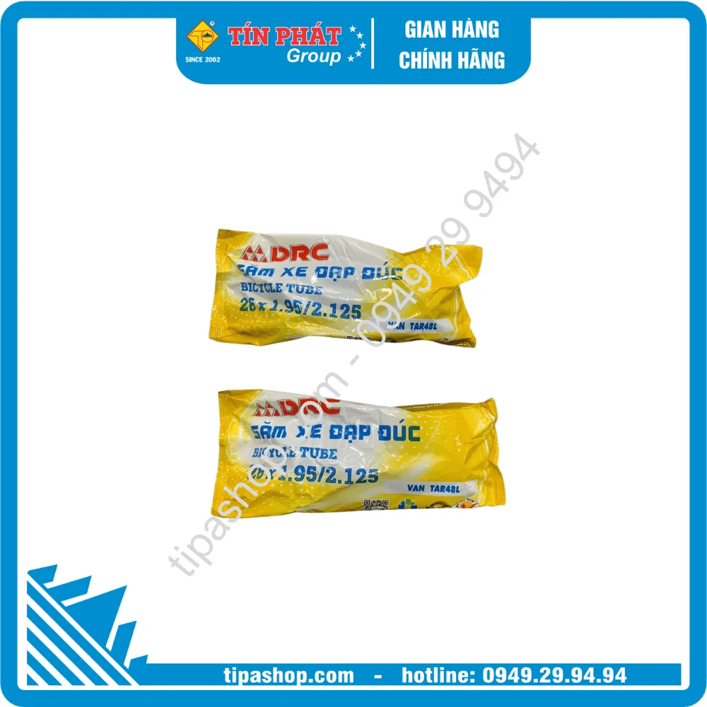 Ruột Xe Đạp DRC 650 (26x1.1/2) Đen đúc van HG