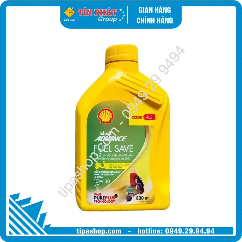 Shell ADV 4T Fuel Save SCOOTER 10W-30 (0.8L)