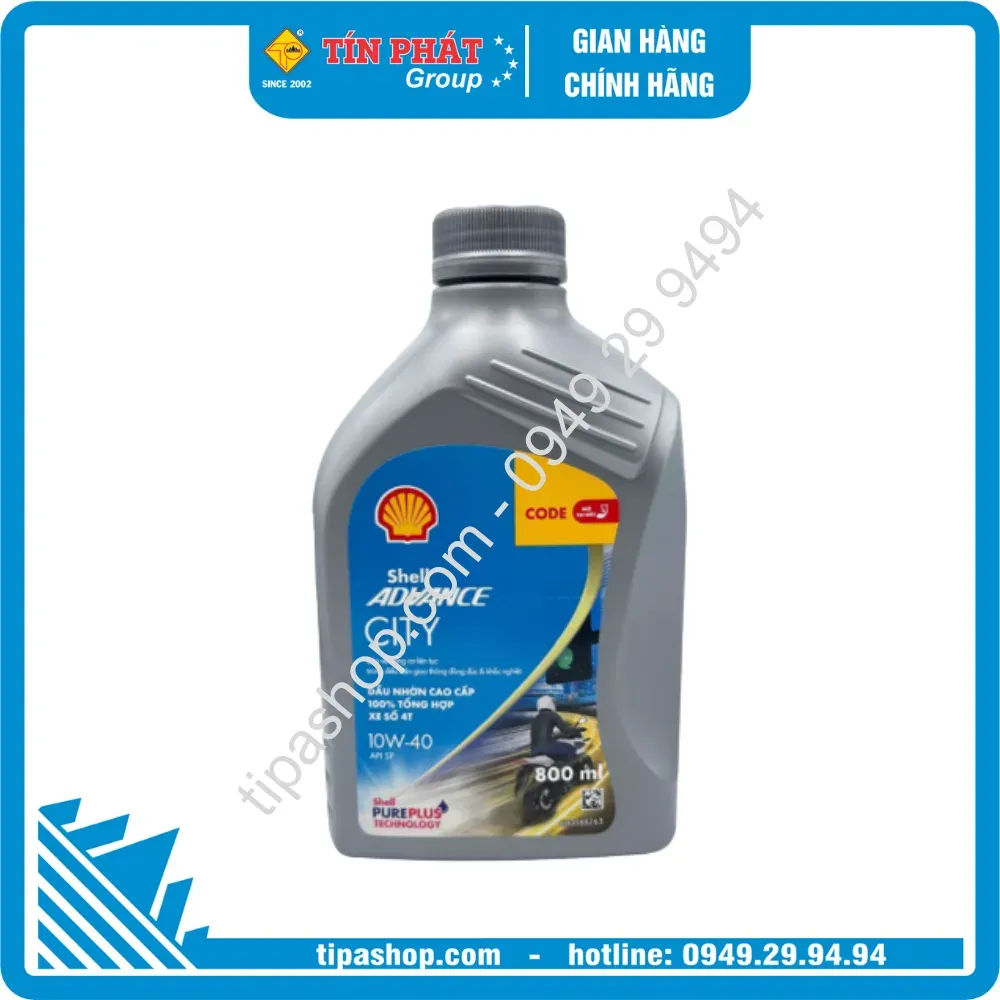 Shell Advance City 10W-40 (0.8L) SP/MA2
