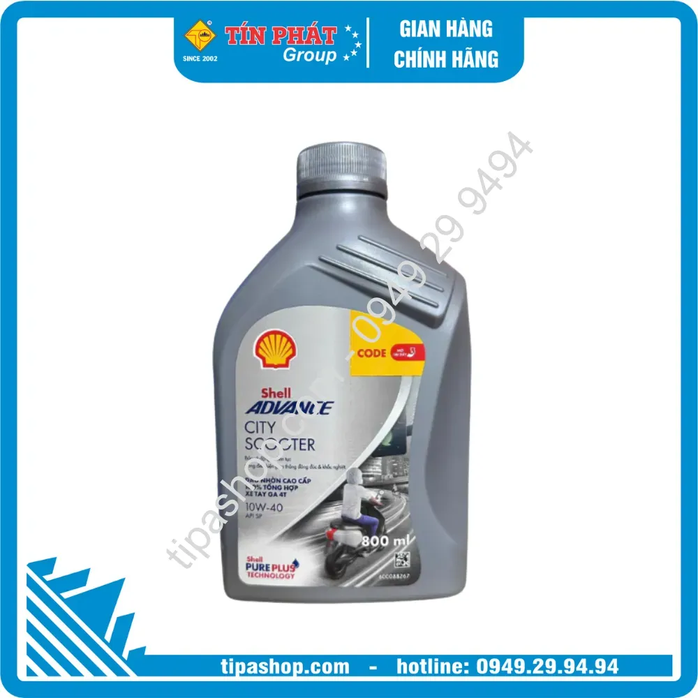 Shell Advance City Scooter (0.8L) 10W-40 SP/MB