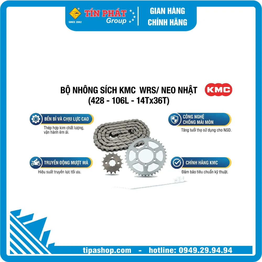 SND KMC WRS/ Neo Nhật (428 - 106L - 14Tx36T)
