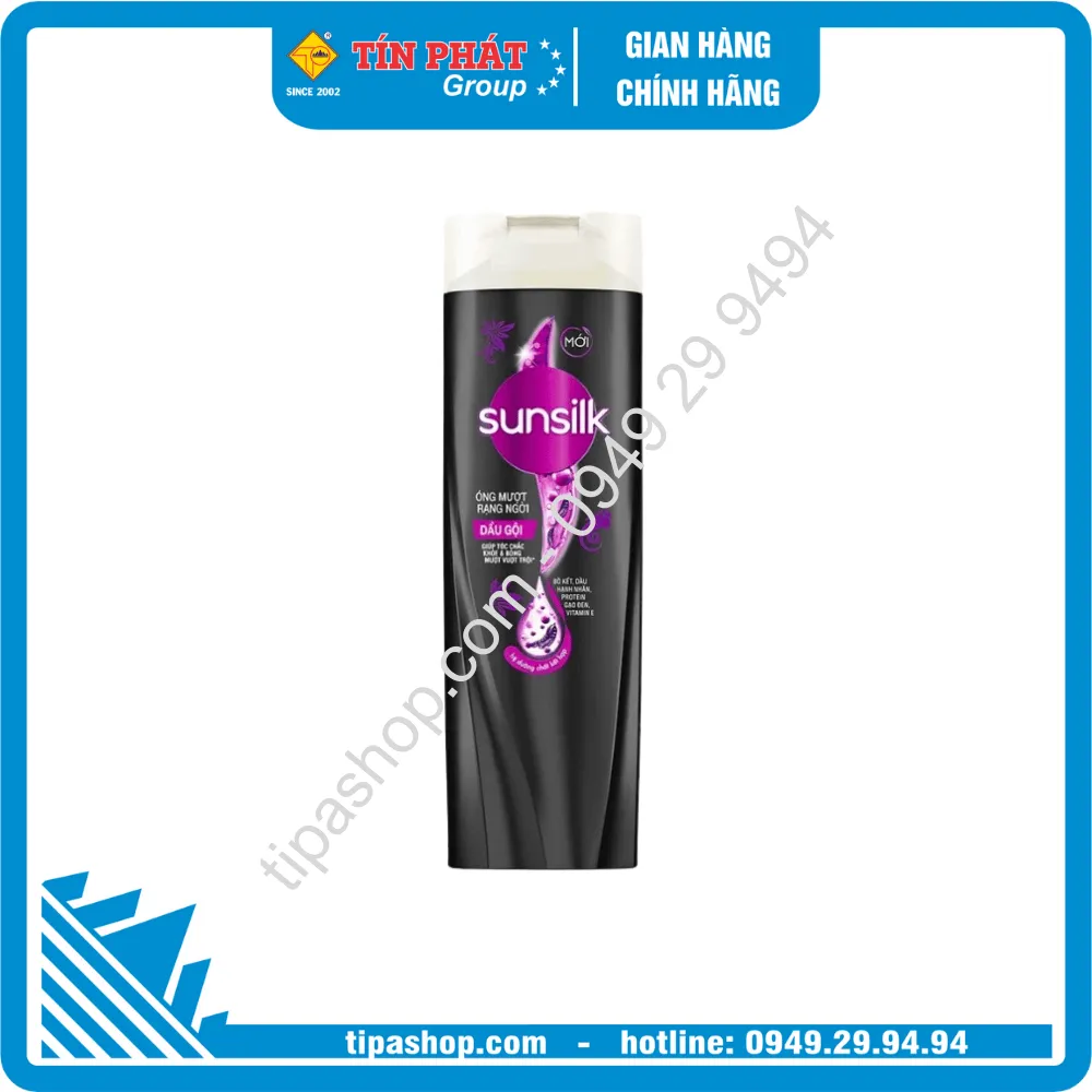 SUNSILK Dầu Gội Óng Mượt Rạng Ngời (Đen) 170g