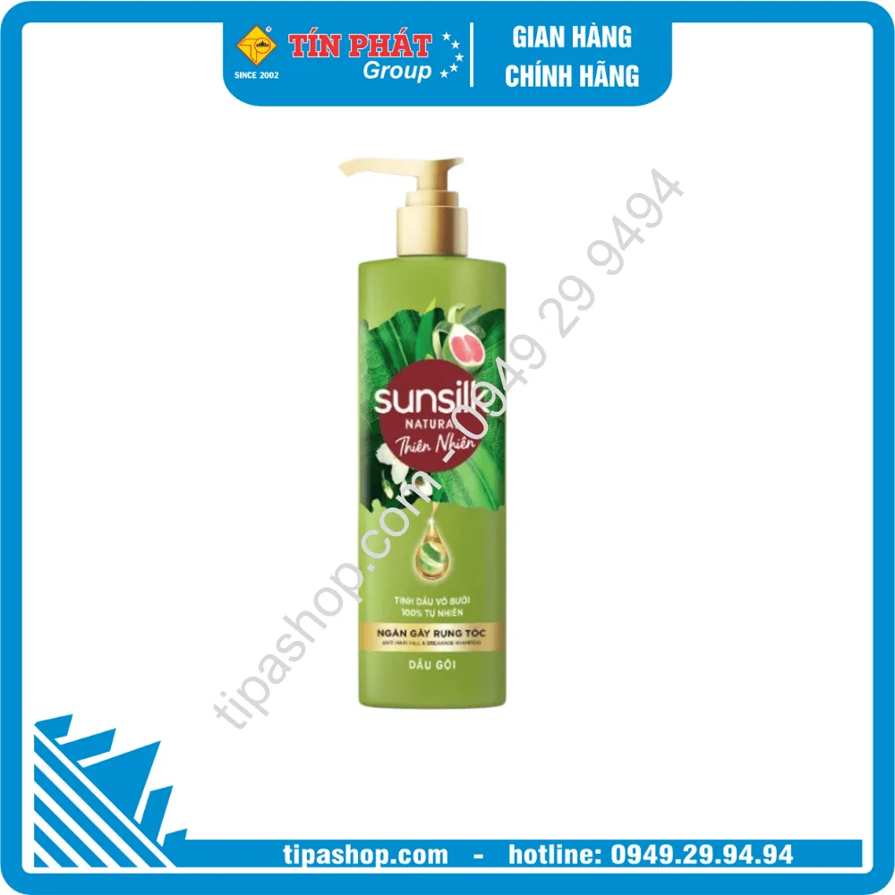 SUNSILK Dầu Gội Ngăn Gãy Rụng Tóc (Xanh) 380ml