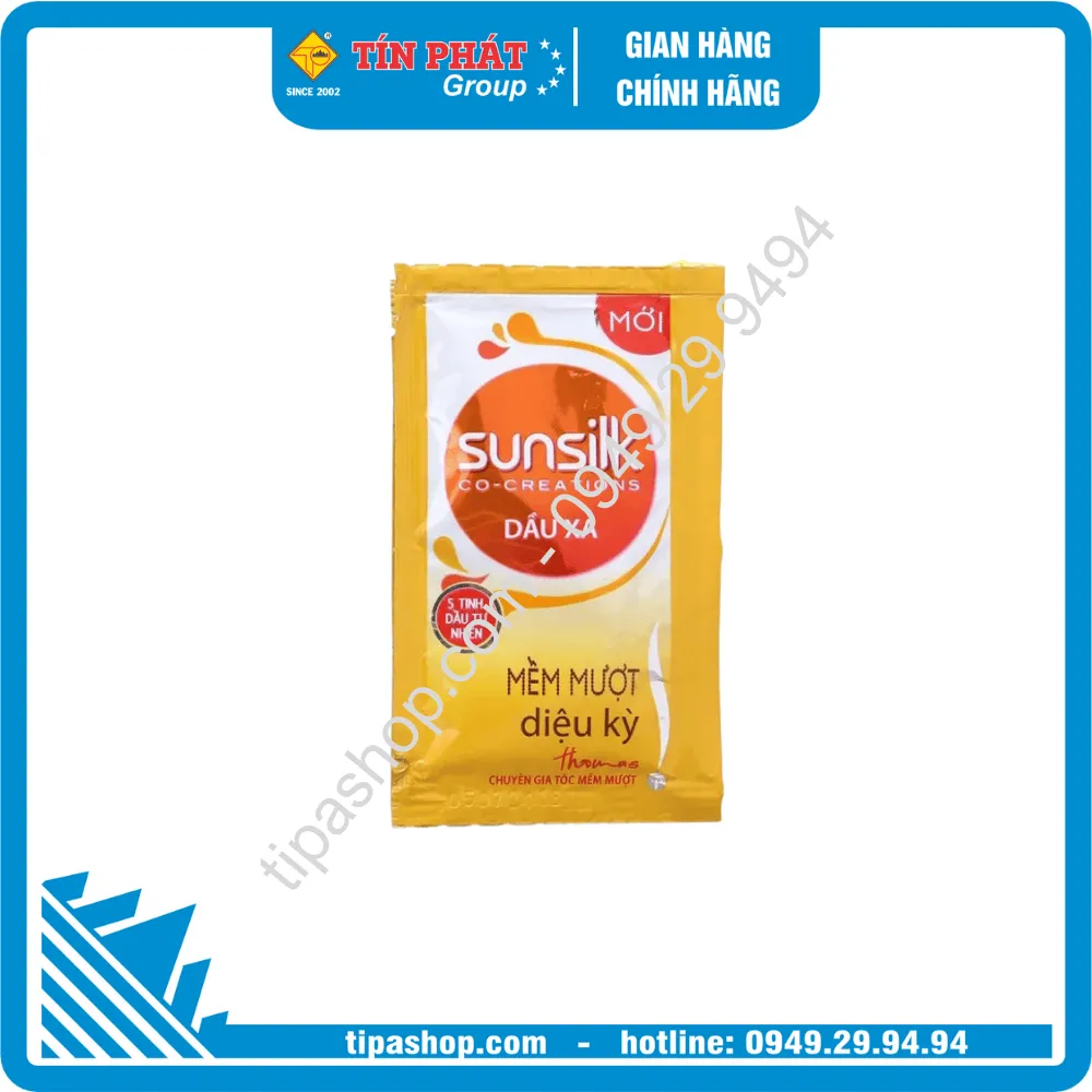 SUNSILK Dầu Xả Mềm Mượt Diệu Kỳ (Vàng) 6gx10