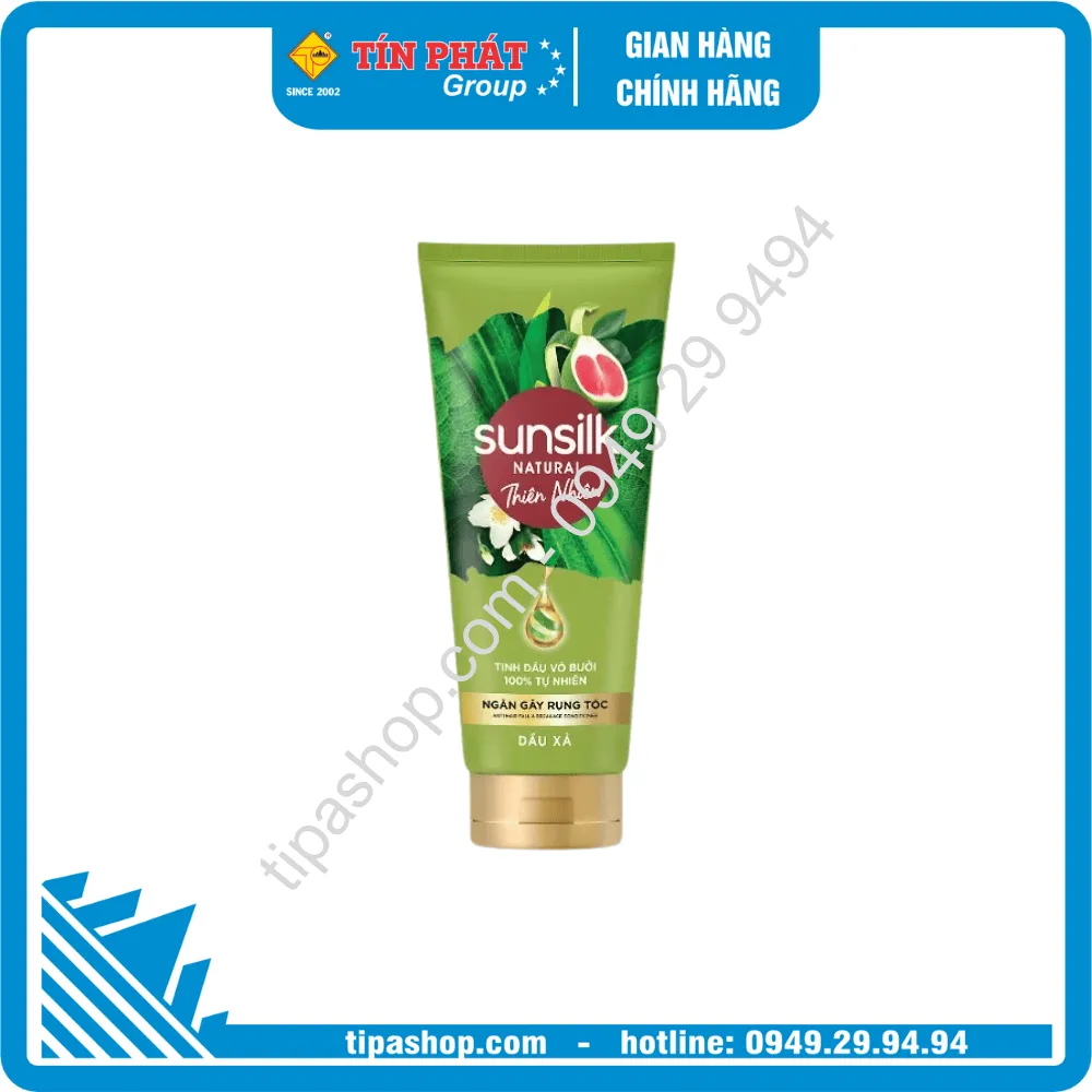SUNSILK Dầu Xả Ngăn Gãy Rụng Tóc (Xanh) 330ml