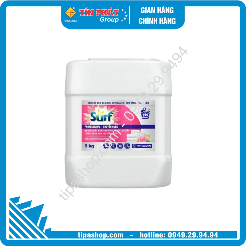 Surf nước giặt chuyên dụng hương nước xả 9kg
