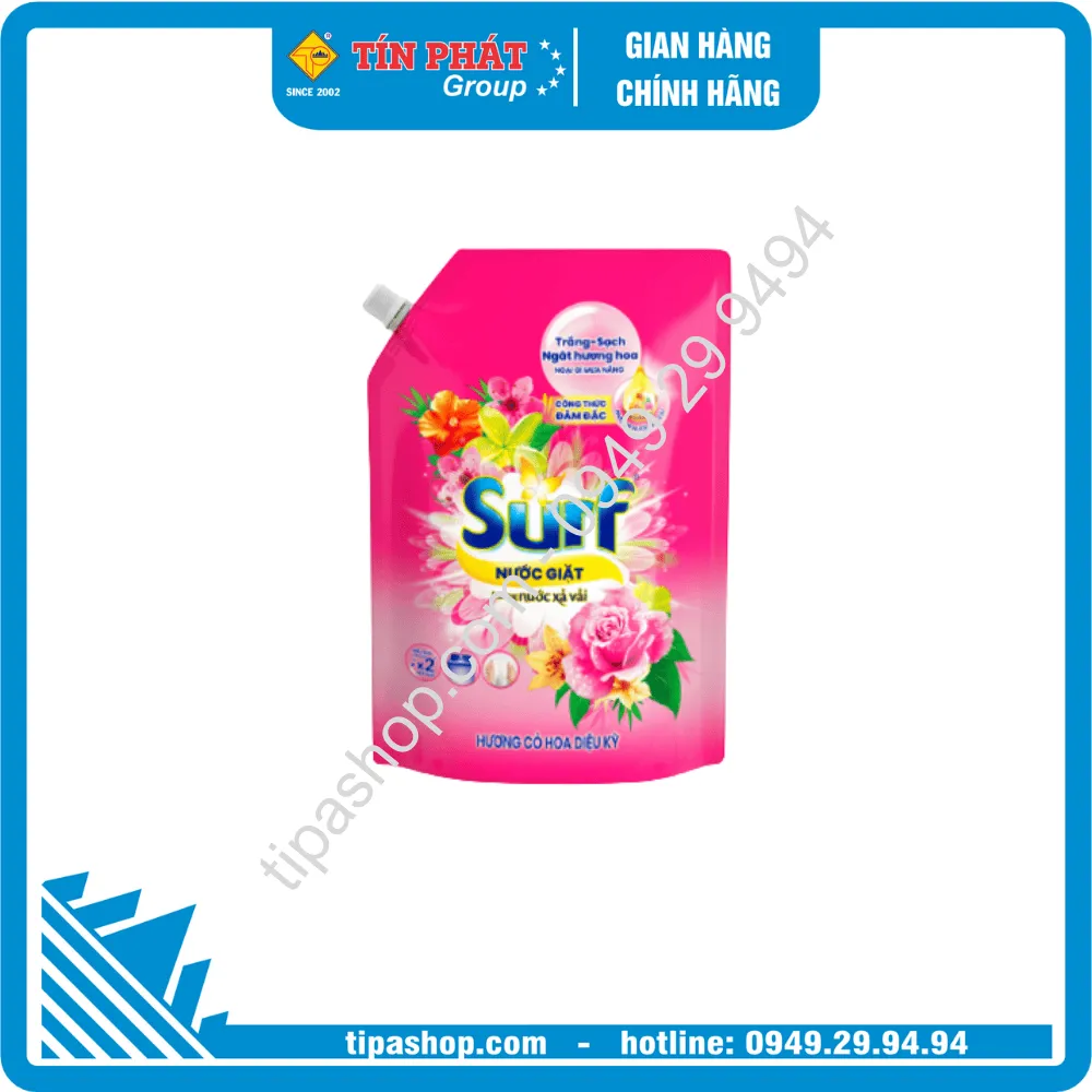 SURF Nước Giặt Hương Cỏ Hoa Diệu Kì 2.9Kg