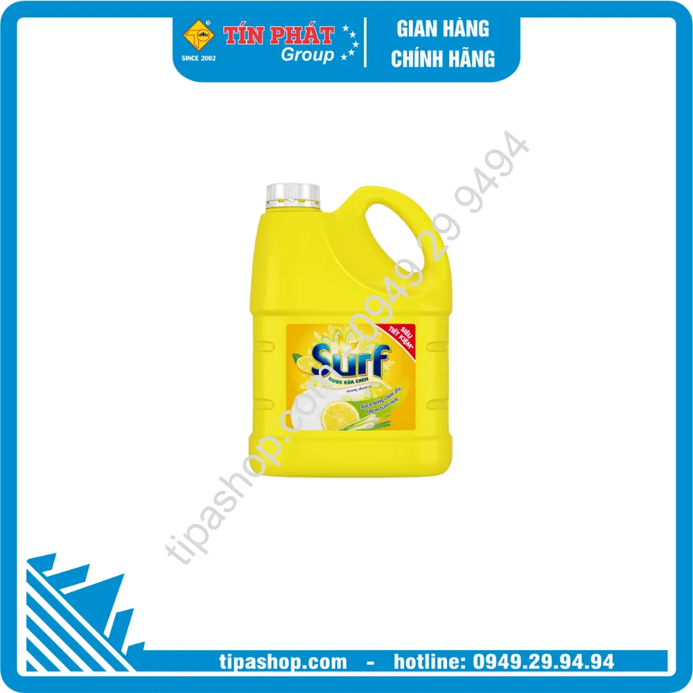 SURF Nước Rửa Chén Hương Chanh Sả 1.4kg