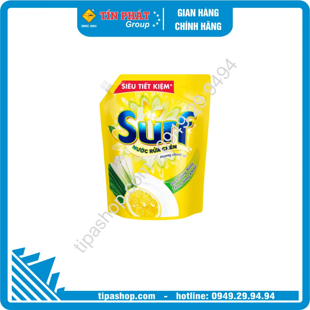 SURF Nước Rửa Chén Hương Chanh Sả 3.2kg