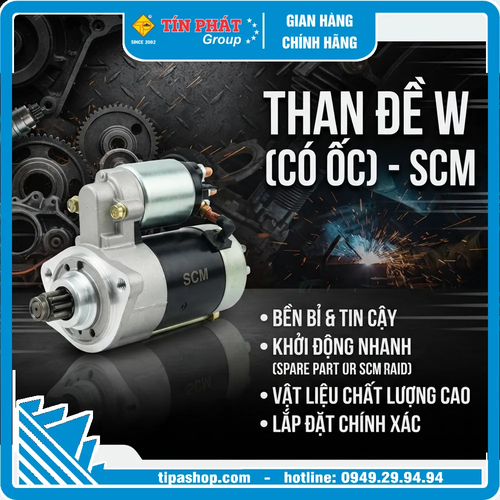 Than đề W (có ốc) - SCM
