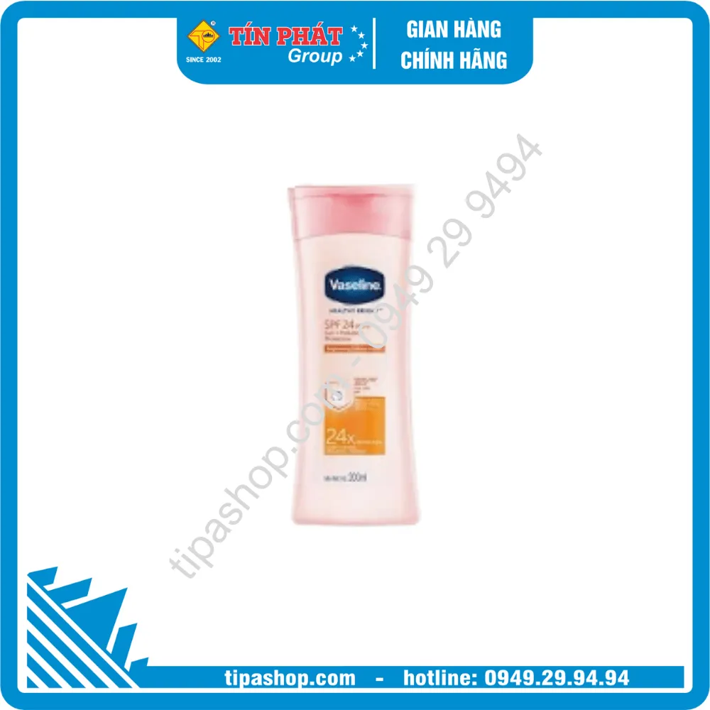 VASELINE Sữa Dưỡng Thể Sun+Pollution Pro 200ml