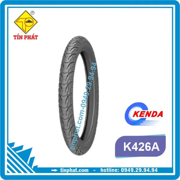 Vỏ (lốp) KENDA 100/90-10 6PR (K426A – TL)
