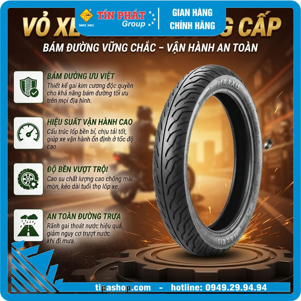Vỏ MAXXIS Gai Kim cương 250 -17 6Pr MA3D